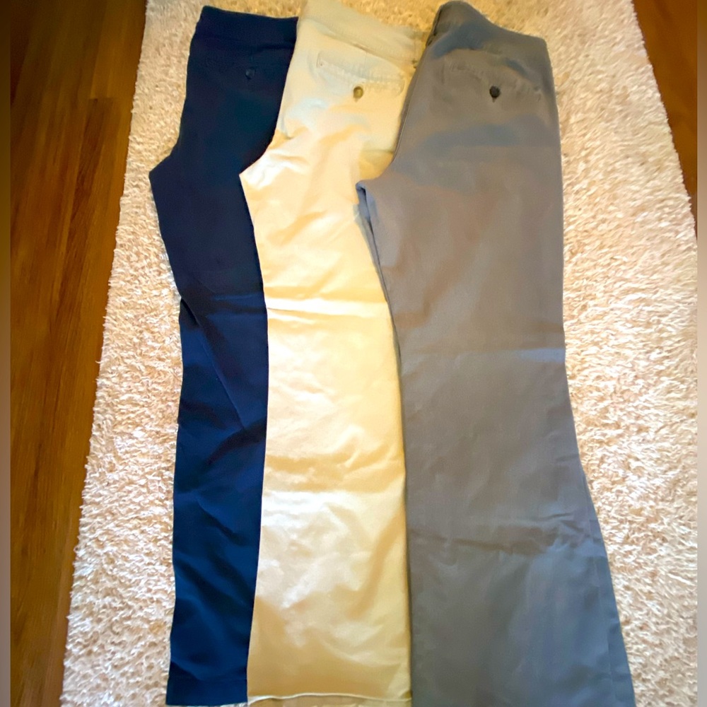 American eagle boot leg dress pants khaki styled size 14